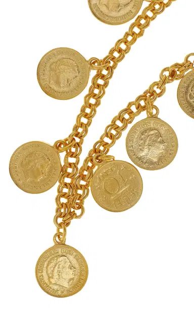 ben-amun Exclusive 24K Gold Plated Coin Anklet | Thumbnail 3 ben-amun Exclusive 24K Gold Plated Coin Anklet | Thumbnail 3