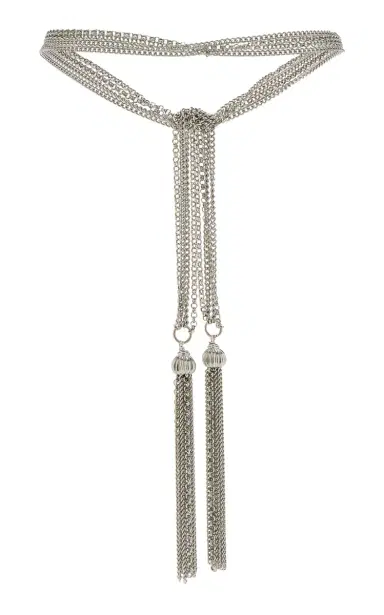 ben-amun Exclusive Silver Tassel Chain Belt | Thumbnail 4 ben-amun Exclusive Silver Tassel Chain Belt | Thumbnail 4