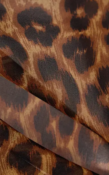 PARDOhats Exclusive La Isla Sahara Beaded Leopard-Print Silk Hooded Scarf | Thumbnail 3 PARDOhats Exclusive La Isla Sahara Beaded Leopard-Print Silk Hooded Scarf | Thumbnail 3