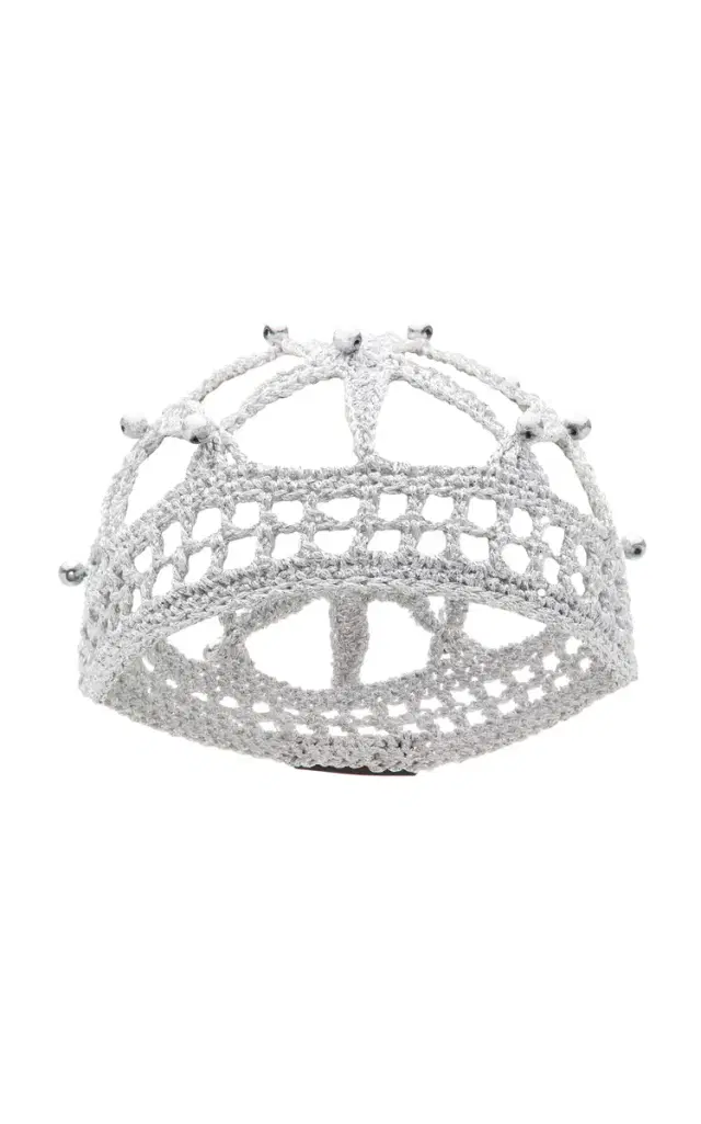 PARDOhats Exclusive La Isla Sirena Embellished Openwork Headpiece