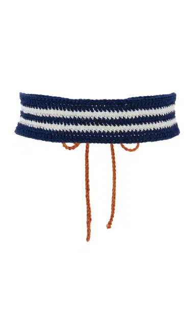 PARDOhats Exclusive La Isla Remo Crocheted Linen Belt | Thumbnail 4 PARDOhats Exclusive La Isla Remo Crocheted Linen Belt | Thumbnail 4