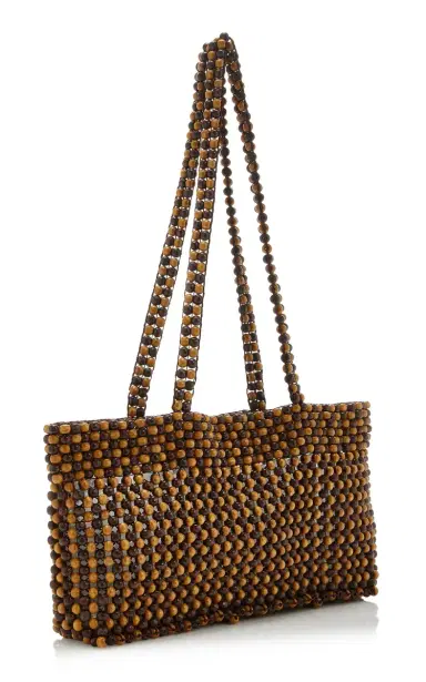 CORDERA Exclusive La Isla Wood-Beaded Mini Bag | Thumbnail 4
