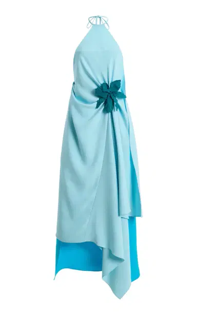 Rosie Assoulin Exclusive La Isla Silk Midi Scarf Dress | Thumbnail 10