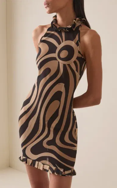 PUCCI Printed Mesh Mini Dress | Thumbnail 3