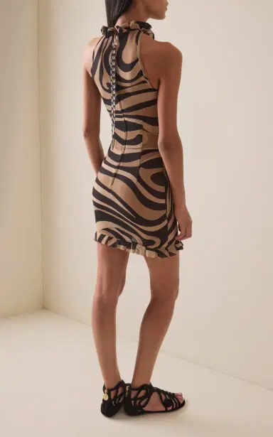 PUCCI Printed Mesh Mini Dress | Thumbnail 4