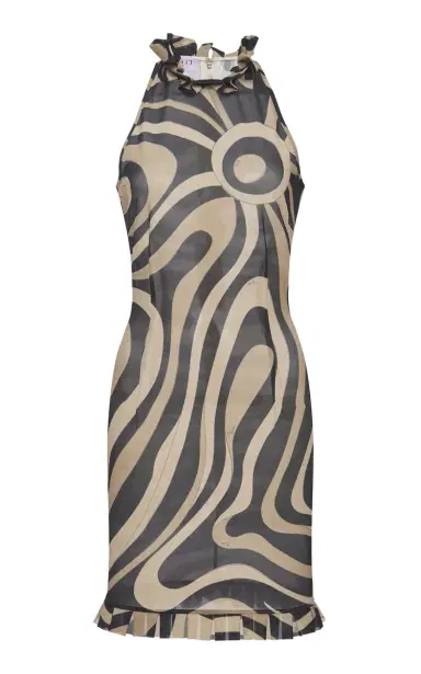 PUCCI Printed Mesh Mini Dress | Thumbnail 1