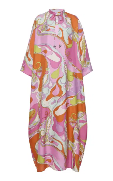 PUCCI Silk Twill Caftan | Thumbnail 1