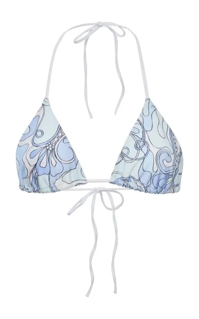 Printed Bikini Top