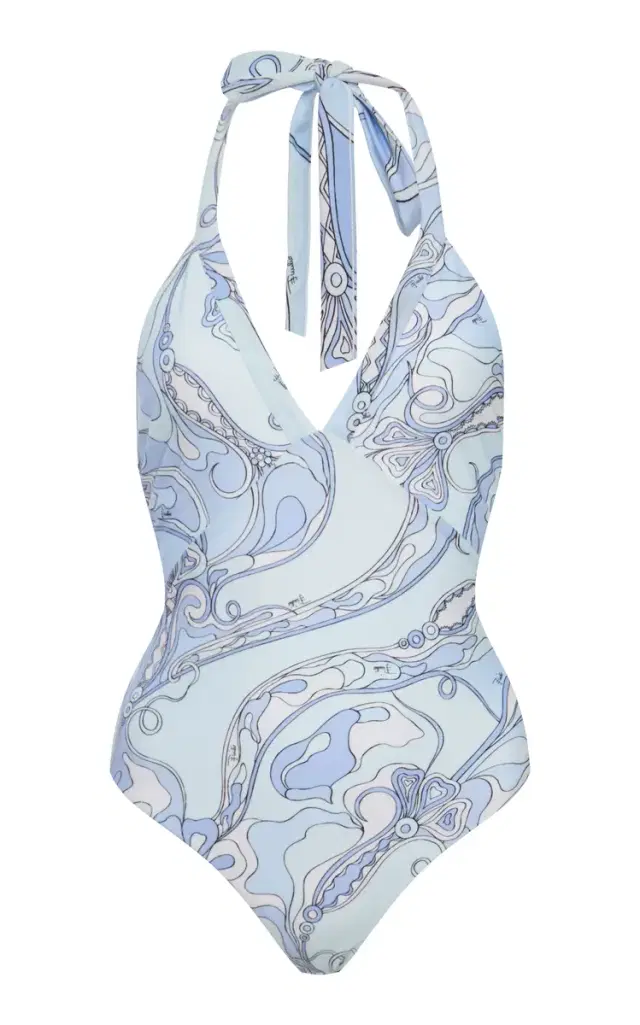 Printed One-Piece Swimsuit