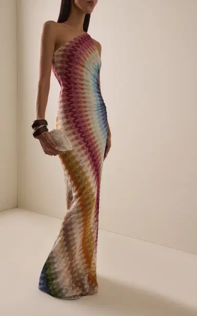 Missoni Multicolored Knitted Maxi Dress | Thumbnail 3