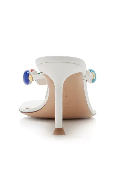 Gianvito Rossi Exclusive La Isla Shanti Stone-Embellished Leather Sandals | Thumbnail 5