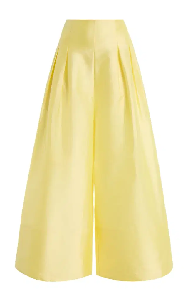 Chan Luu Exclusive La Isla Taffeta Wide-Leg Pants