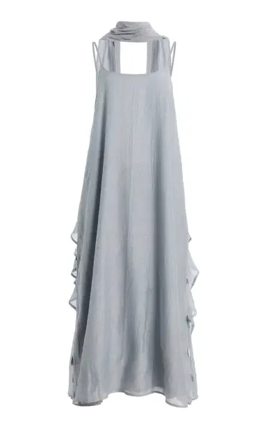 CHAN LUU Exclusive La Isla Sequined Cotton-Silk Chanderi Dress | Thumbnail 6
