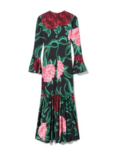 La DoubleJ Alba Flowy Jersey Midi Dress | Thumbnail 2