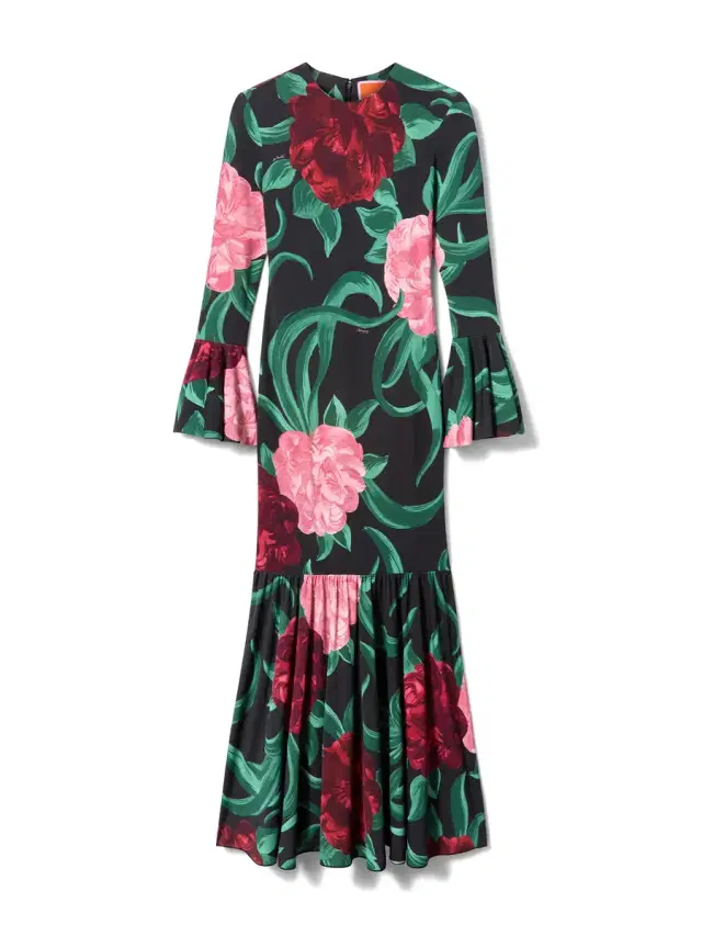 La DoubleJ Alba Flowy Jersey Midi Dress