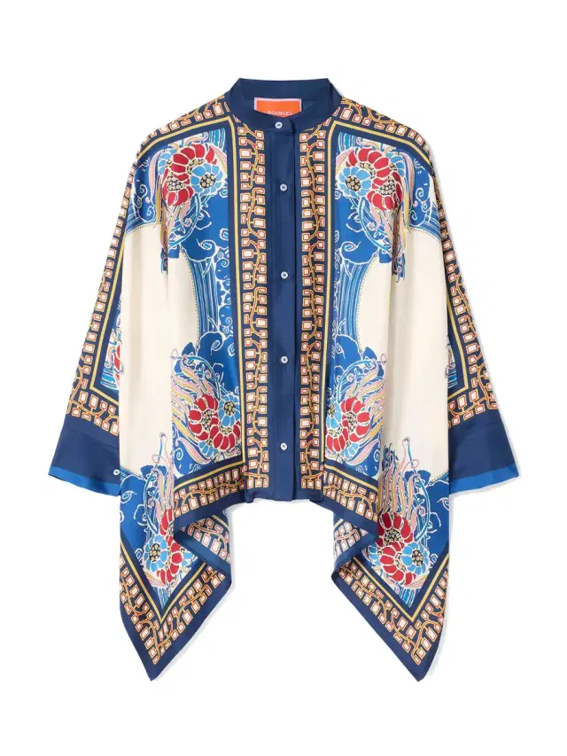 La DoubleJ Silk Twill Foulard Shirt