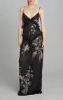 Wiederhoeft Arbe Embroidered Silk Jersey Dress | Thumbnail 3