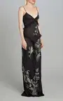 Wiederhoeft Arbe Embroidered Silk Jersey Dress | Thumbnail 4