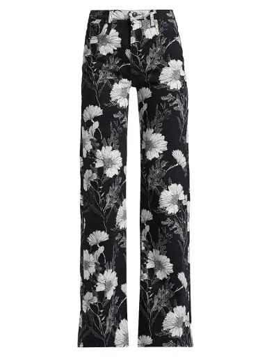 R13 Women's Jane Floral Jeans | Thumbnail 1 R13 Women's Jane Floral Jeans | Thumbnail 1