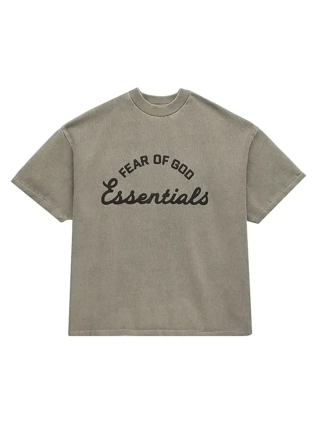 Fear of God Essentials Little Kid's & Kid's Logo Crewneck T-Shirt - Faded Seal