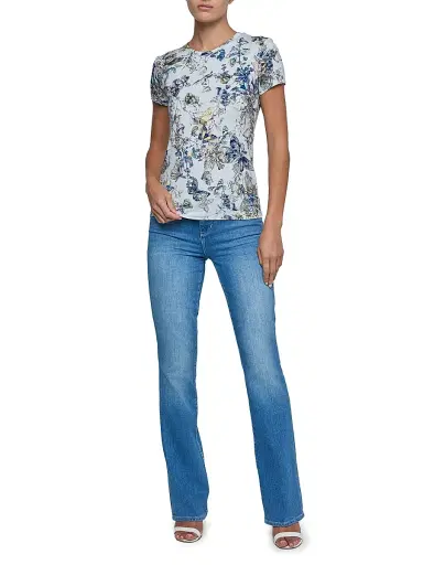 L'Agence Women's Ressi Butterfly Crewneck T-Shirt | Thumbnail 2