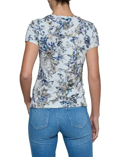 L'Agence Women's Ressi Butterfly Crewneck T-Shirt | Thumbnail 5