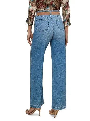 L'AGENCE Women's Scottie High-Rise Wide-Leg Jeans - Anaheim | Thumbnail 5