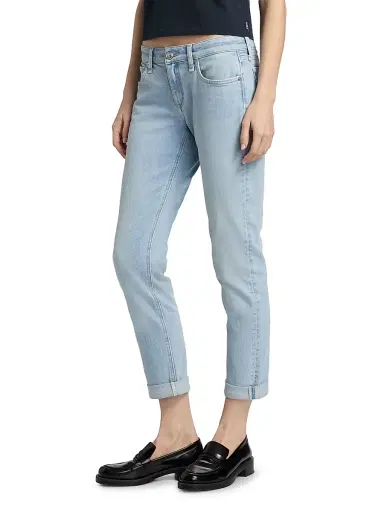 rag & bone Women's Dre Slim Wide-Leg Boyfriend Jeans - Pleasant | Thumbnail 4