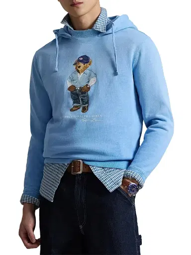 Polo Ralph Lauren Men's Polo Bear Vintage Fleece Hoodie | Thumbnail 3 Polo Ralph Lauren Men's Polo Bear Vintage Fleece Hoodie | Thumbnail 3