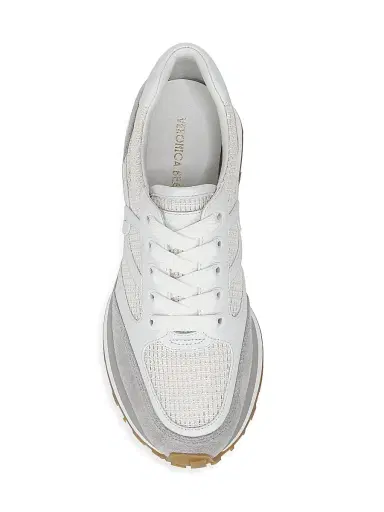 Veronica Beard Women's Valentina Mesh Low-Top Sneakers - Lunar Lily - Size 5 | Thumbnail 4