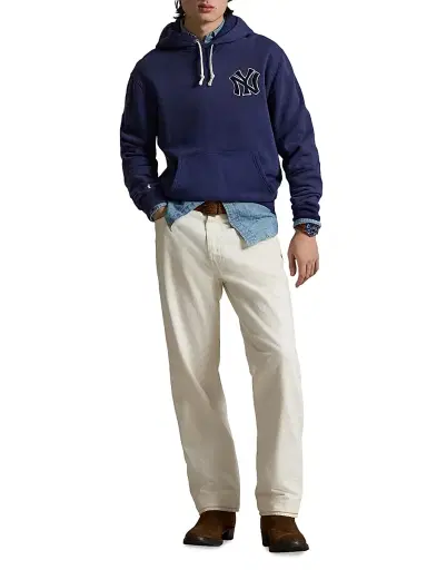 Polo Ralph Lauren Men's Yankees Vintage Fleece Hoodie | Thumbnail 2 Polo Ralph Lauren Men's Yankees Vintage Fleece Hoodie | Thumbnail 2