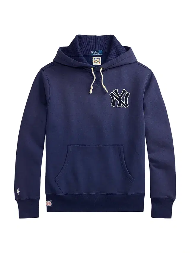 Polo Ralph Lauren Men's Yankees Vintage Fleece Hoodie - Dark Cobalt - Size XXL