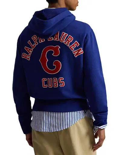 Polo Ralph Lauren Men's Cubs Vintage Fleece Hoodie | Thumbnail 4 Polo Ralph Lauren Men's Cubs Vintage Fleece Hoodie | Thumbnail 4