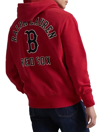 Polo Ralph Lauren Men's Red Sox Vintage Fleece Hoodie | Thumbnail 4 Polo Ralph Lauren Men's Red Sox Vintage Fleece Hoodie | Thumbnail 4