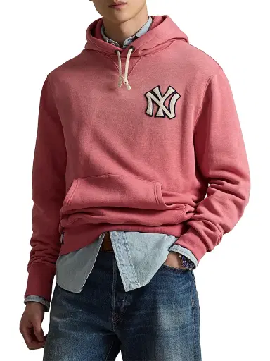 Polo Ralph Lauren Men's Yankees Vintage Fleece Hoodie | Thumbnail 3 Polo Ralph Lauren Men's Yankees Vintage Fleece Hoodie | Thumbnail 3