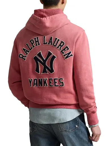 Polo Ralph Lauren Men's Yankees Vintage Fleece Hoodie | Thumbnail 4 Polo Ralph Lauren Men's Yankees Vintage Fleece Hoodie | Thumbnail 4