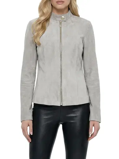 Gorski Women's Select Metis Suede Zip Jacket | Thumbnail 2 Gorski Women's Select Metis Suede Zip Jacket | Thumbnail 2