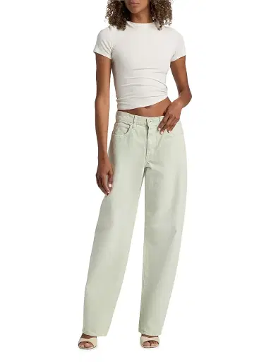 SLVRLAKE Women's Tess Straight-Leg Jeans - Vintage Aloe - Size 32 | Thumbnail 2 SLVRLAKE Women's Tess Straight-Leg Jeans - Vintage Aloe - Size 32 | Thumbnail 2