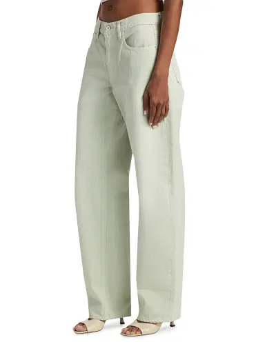 SLVRLAKE Women's Tess Straight-Leg Jeans - Vintage Aloe - Size 32 | Thumbnail 4 SLVRLAKE Women's Tess Straight-Leg Jeans - Vintage Aloe - Size 32 | Thumbnail 4