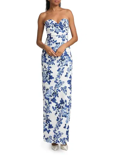As It May Women's Colette Floral Strapless Sweetheart Gown | Thumbnail 2 As It May Women's Colette Floral Strapless Sweetheart Gown | Thumbnail 2