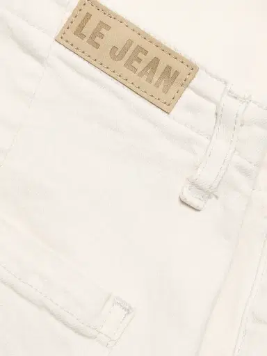 Le Jean Women's Utility Folded-Cuff Barrel-Leg Jeans - Bone | Thumbnail 7 Le Jean Women's Utility Folded-Cuff Barrel-Leg Jeans - Bone | Thumbnail 7