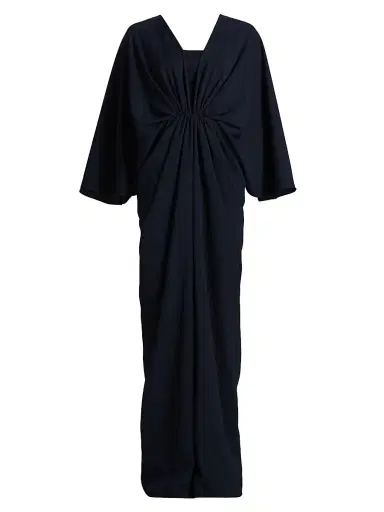 Amsale Women's Draped Twist Jersey Gown - Navy - Size 18 | Thumbnail 1