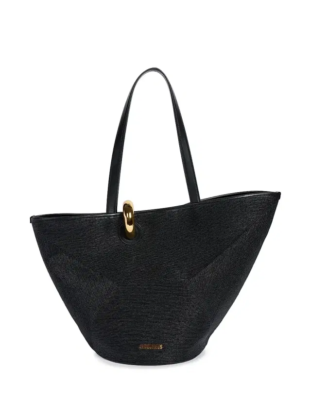 Women's Le Bambola Woven Tote Bag - Black