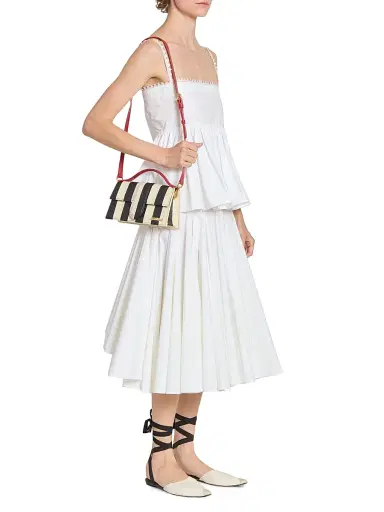 Jacquemus Women's Le Grand Bambino Striped Crossbody Bag | Thumbnail 2 Jacquemus Women's Le Grand Bambino Striped Crossbody Bag | Thumbnail 2