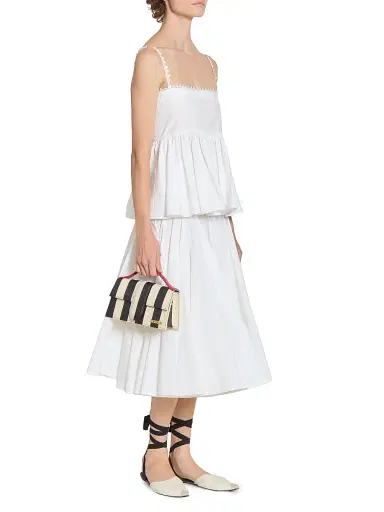 Jacquemus Women's Le Grand Bambino Striped Crossbody Bag | Thumbnail 3 Jacquemus Women's Le Grand Bambino Striped Crossbody Bag | Thumbnail 3