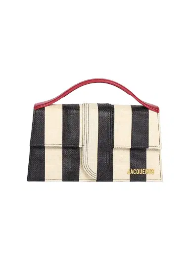 Jacquemus Women's Le Grand Bambino Striped Crossbody Bag | Thumbnail 1 Jacquemus Women's Le Grand Bambino Striped Crossbody Bag | Thumbnail 1