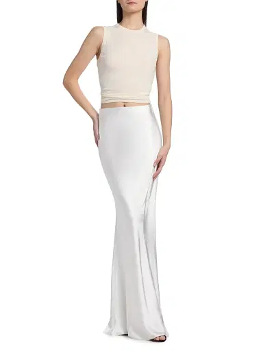Self-Portrait Women's Sequined Tailored Maxi Dress - White - Size 12 | Thumbnail 6