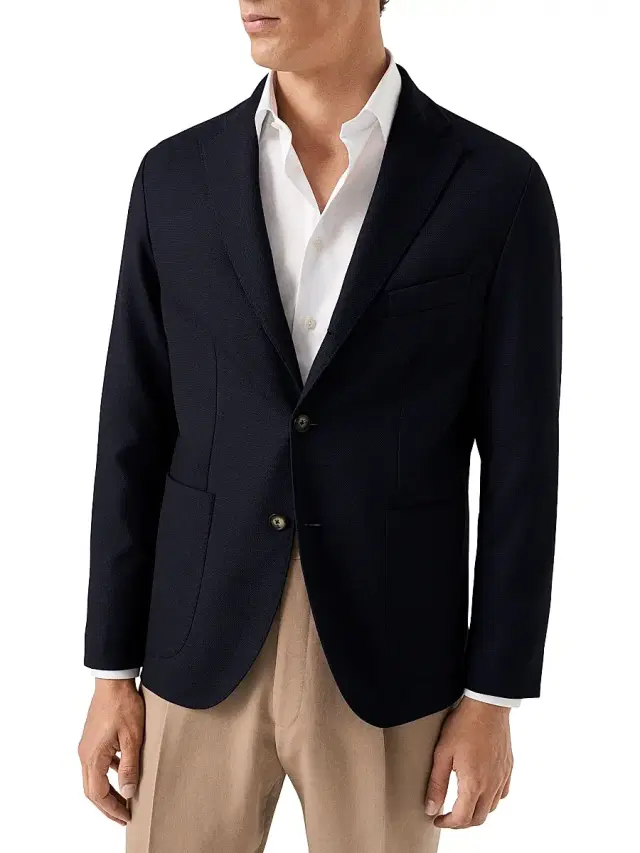 Men's Lana Tech Soft Travel Jacket - Blue