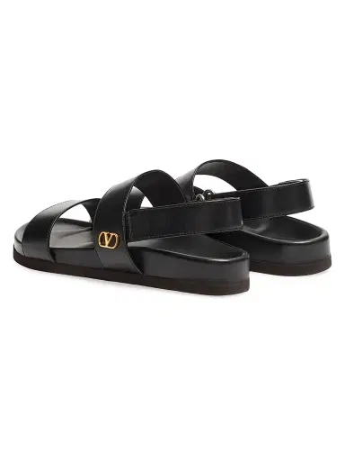 Valentino Garavani Men's Studshield Calfskin Sandals - Black - Size 8.5 | Thumbnail 3 Valentino Garavani Men's Studshield Calfskin Sandals - Black - Size 8.5 | Thumbnail 3