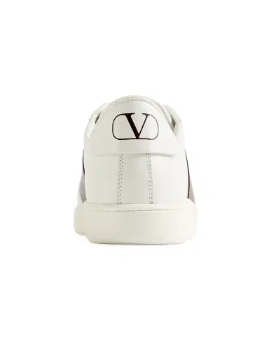 Valentino Garavani Men's Open Royco Sneakers in Nappa Calfskin - White Brown - Size 7.5 | Thumbnail 6 Valentino Garavani Men's Open Royco Sneakers in Nappa Calfskin - White Brown - Size 7.5 | Thumbnail 6